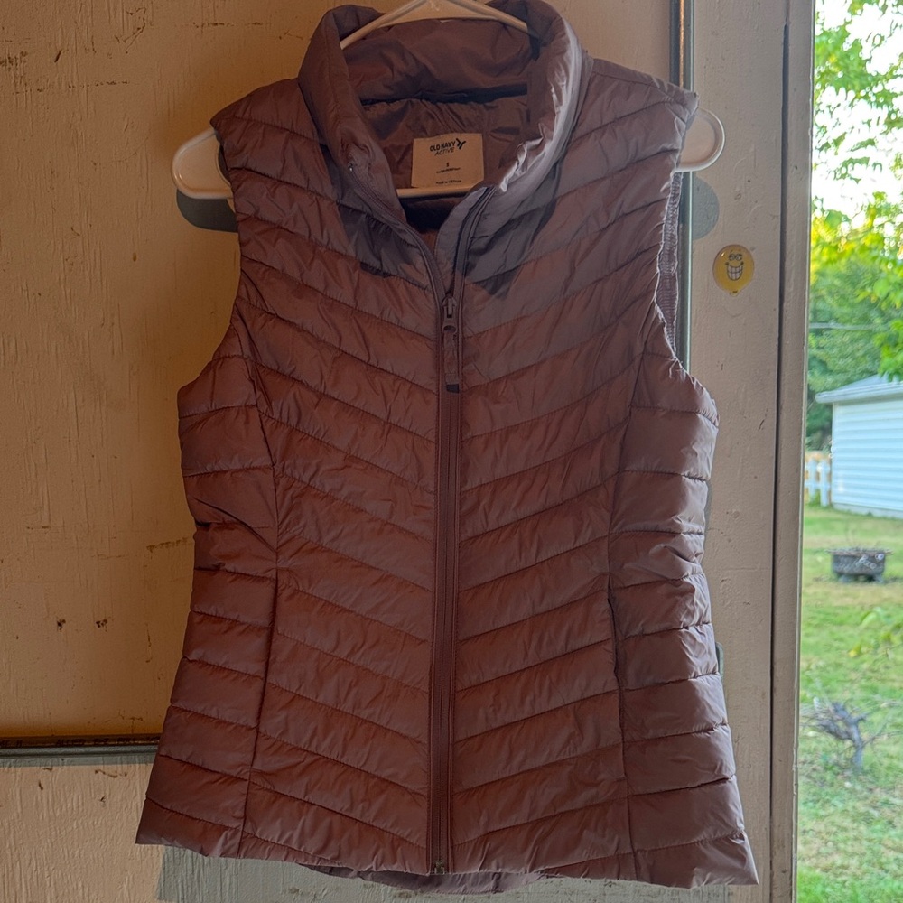 purple Puffer Vest